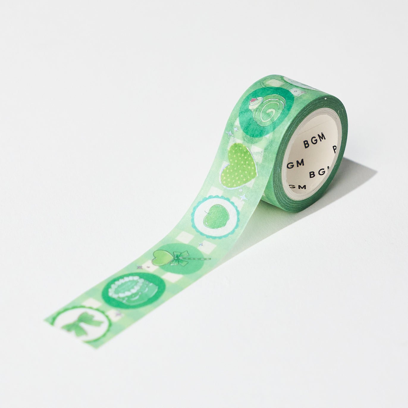 BGM Favorite Color Series 20mm Silver Foil Masking Tape / BGM