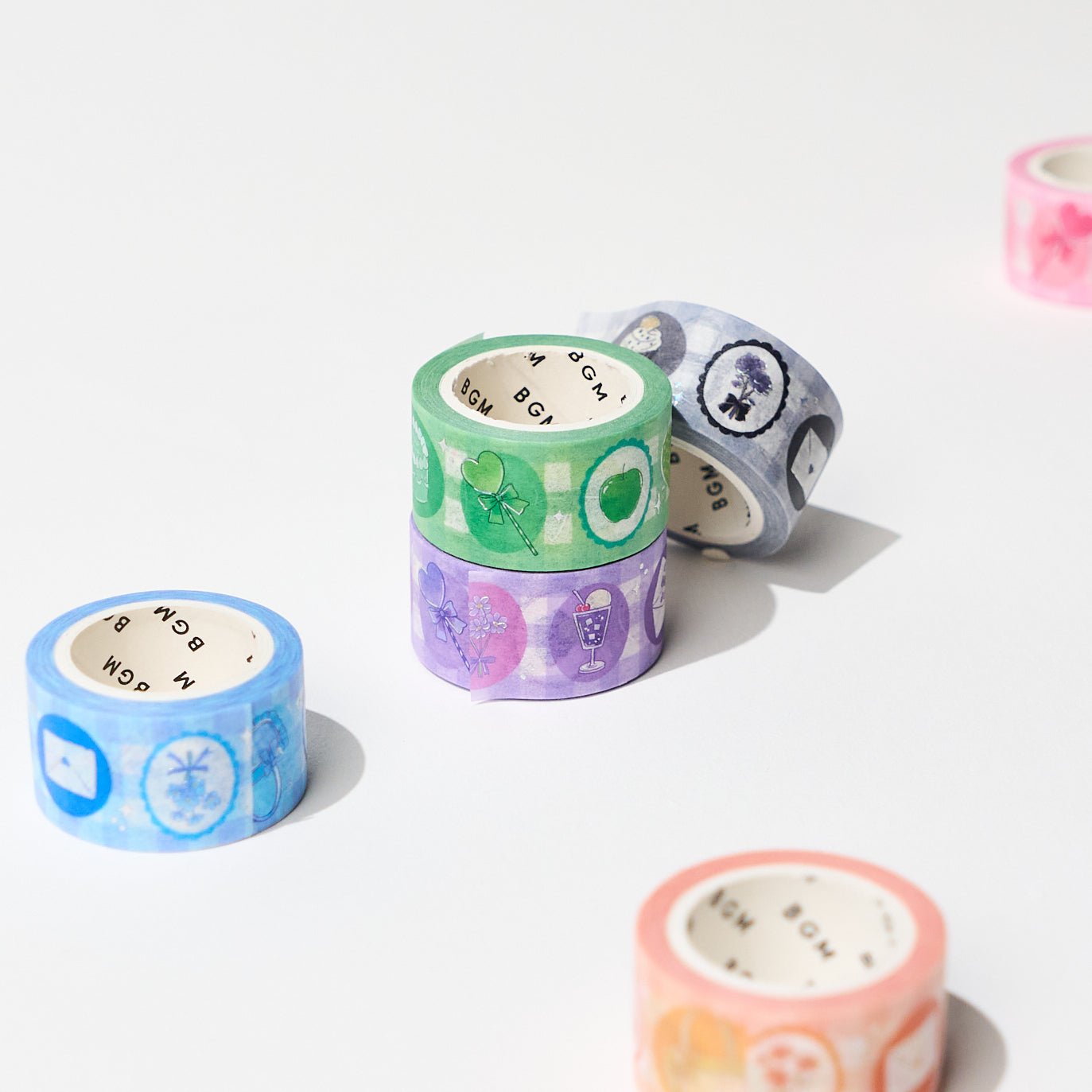 BGM Favorite Color Series 20mm Silver Foil Masking Tape / BGM