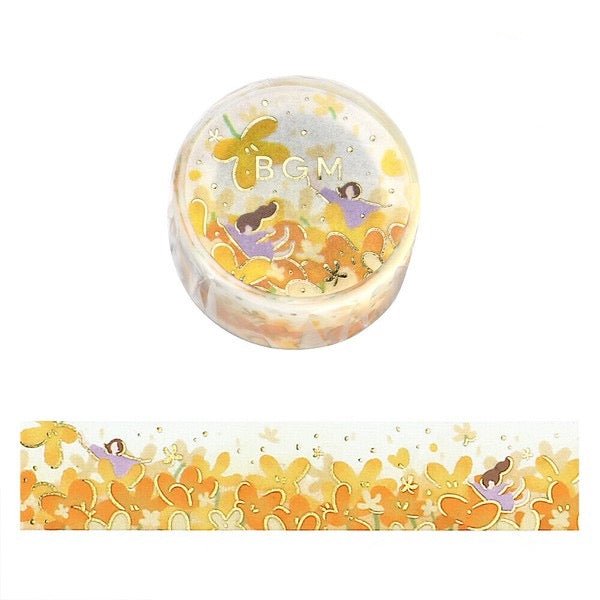 BGM Flower Tale Series 20mm Foil Masking Tape / BGM