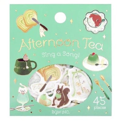 BGM Foil Stamping "Afternoon Tea Party" Stickers / Background Music