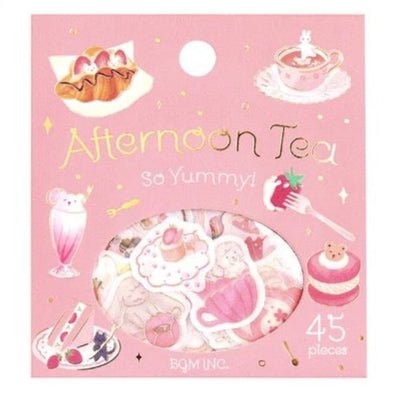 BGM Foil Stamping "Afternoon Tea Party" Stickers / Background Music