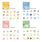BGM Foil Stamping "Afternoon Tea Party" Stickers / Background Music