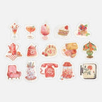 BGM Foil Stamping "Kissa A La Mode" Flake Stickers / BGM