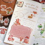 BGM Foil Stamping "Kissa A La Mode" Flake Stickers / BGM