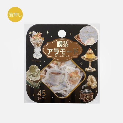 BGM Foil Stamping "Kissa A La Mode" Flake Stickers / BGM