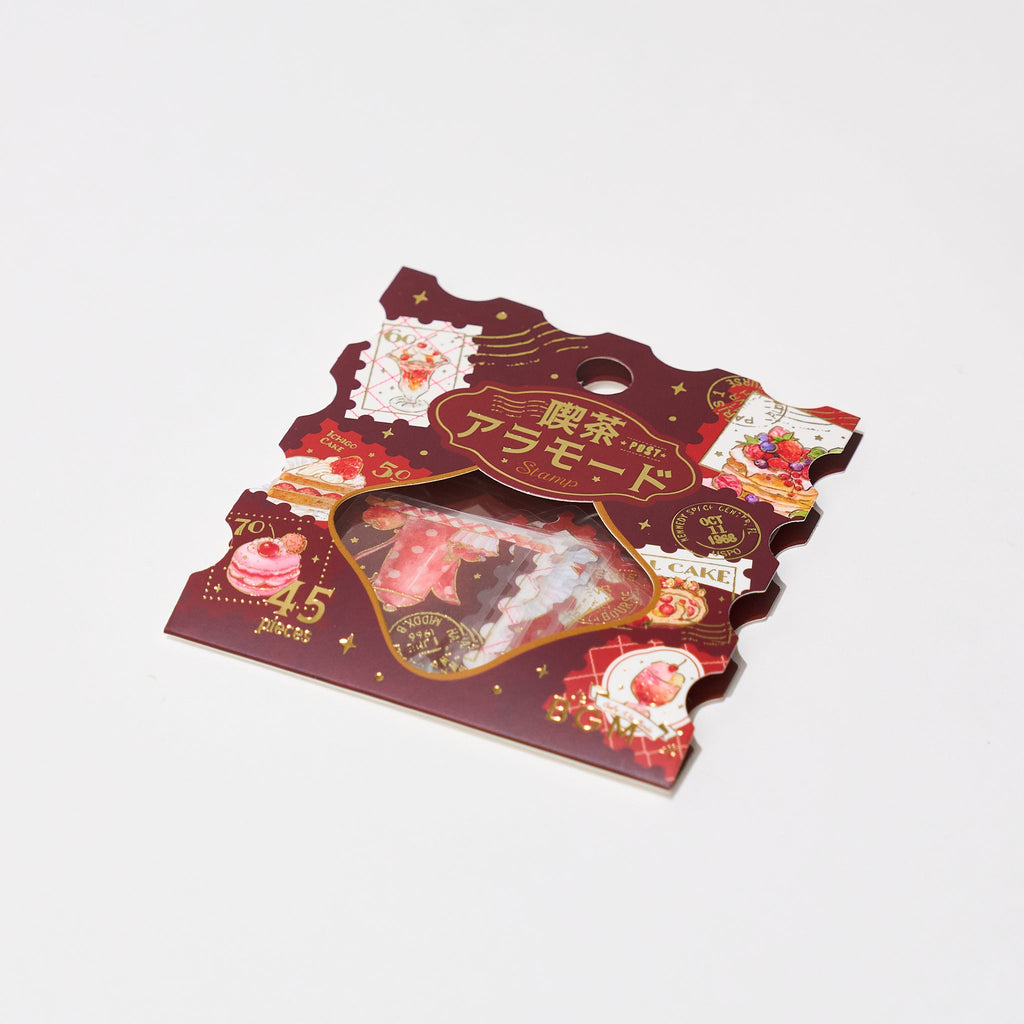 BGM Foil Stamping "Kissa A La Mode: Stamp" Flake Stickers / BGM