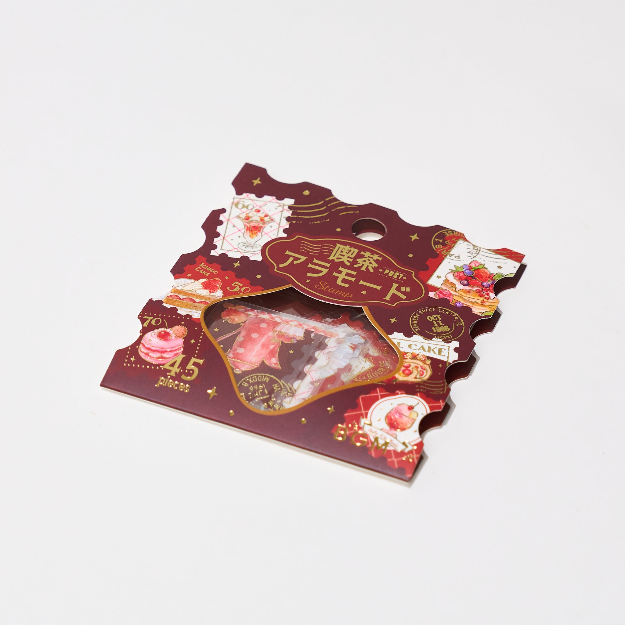 BGM Foil Stamping "Kissa A La Mode: Stamp" Flake Stickers / BGM