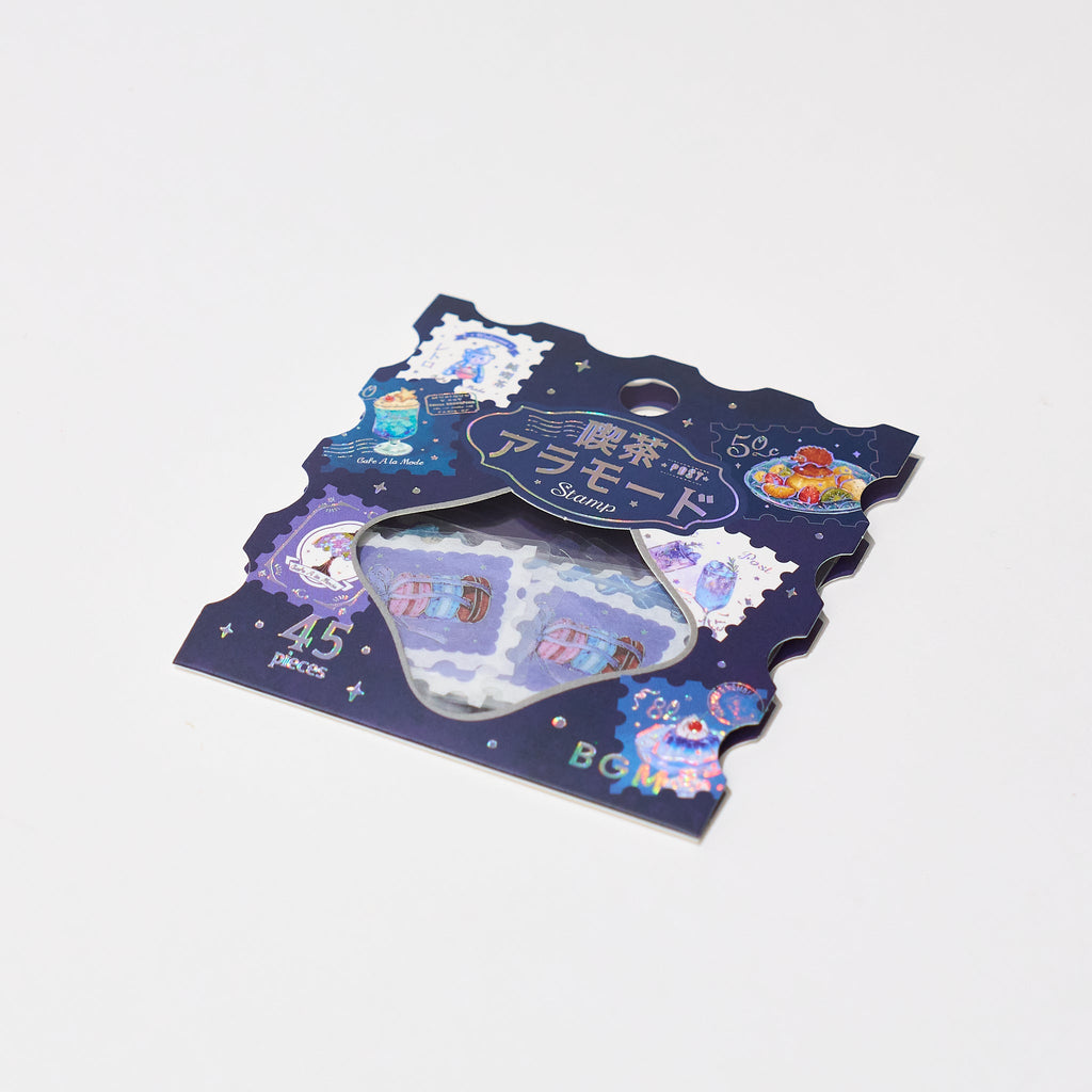 BGM Foil Stamping "Kissa A La Mode: Stamp" Flake Stickers / BGM