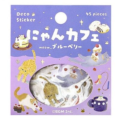 BGM Foil Stamping "Nyan Cafe" Stickers / BGM