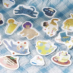 BGM Foil Stamping "Nyan Cafe" Stickers / BGM