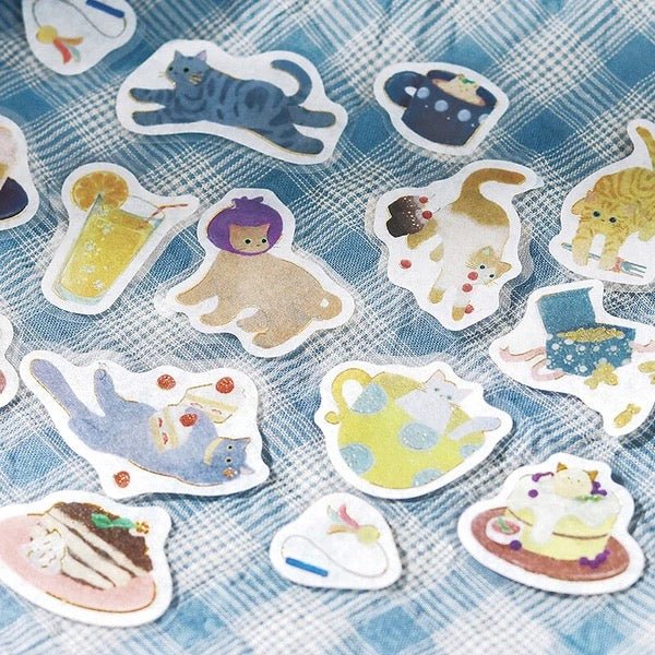 BGM Foil Stamping "Nyan Cafe" Stickers / BGM