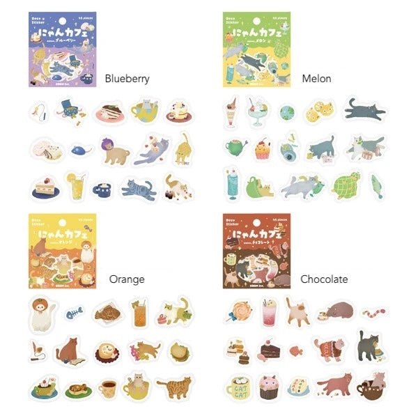 BGM Foil Stamping "Nyan Cafe" Stickers / BGM