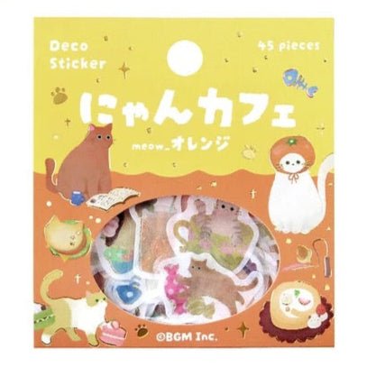 BGM Foil Stamping "Nyan Cafe" Stickers / BGM
