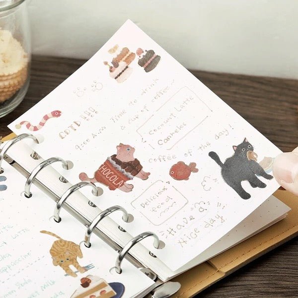 BGM Foil Stamping "Nyan Cafe" Stickers / BGM
