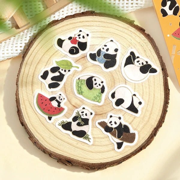 BGM Foil Stamping "Panda Biyori" Stickers / BGM