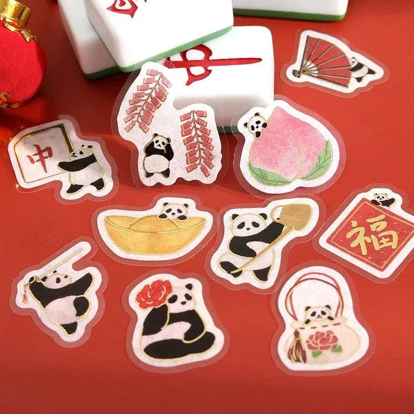 BGM Foil Stamping "Panda Biyori" Stickers / BGM