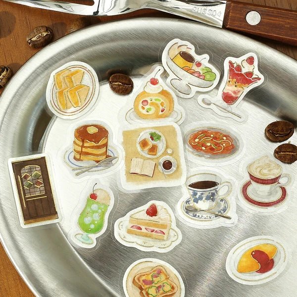 BGM Foil Stamping "Today's Cafe" Stickers / BGM