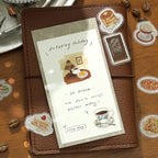BGM Foil Stamping "Today's Cafe" Stickers / BGM