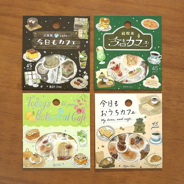 BGM Foil Stamping "Today's Cafe" Stickers / BGM