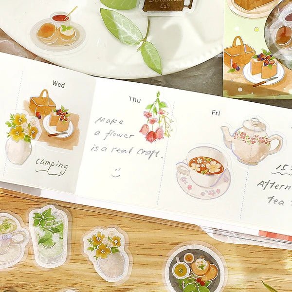 BGM Foil Stamping "Today's Cafe" Stickers / BGM