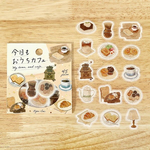 BGM Foil Stamping "Today's Cafe" Stickers / BGM