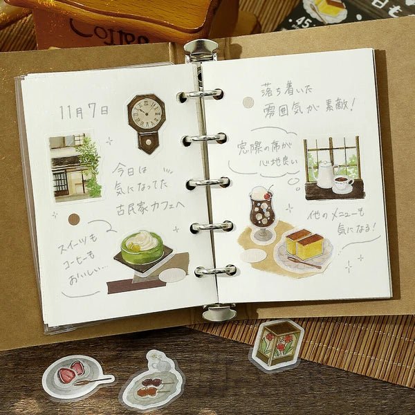BGM Foil Stamping "Today's Cafe" Stickers / BGM