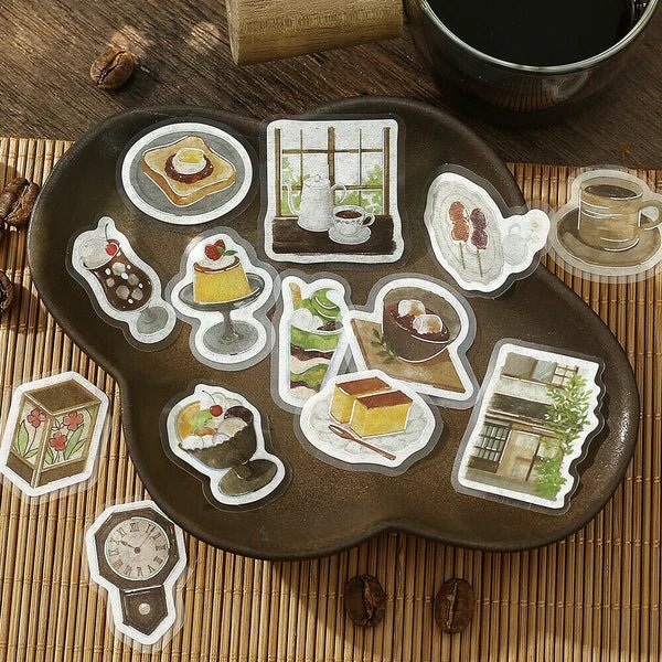 BGM Foil Stamping "Today's Cafe" Stickers / BGM