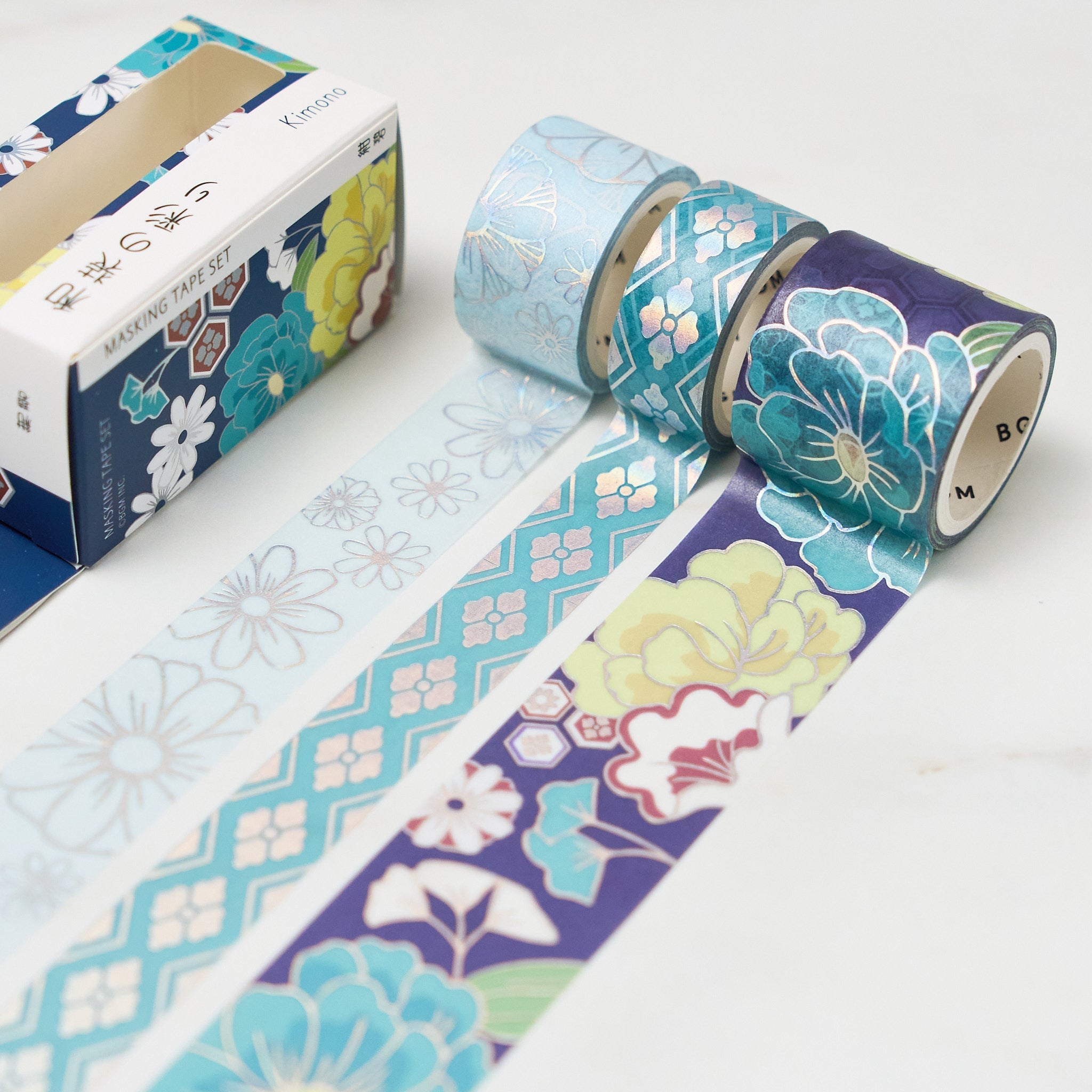 BGM Kimono Pattern Series Foil Masking Tape Set / BGM