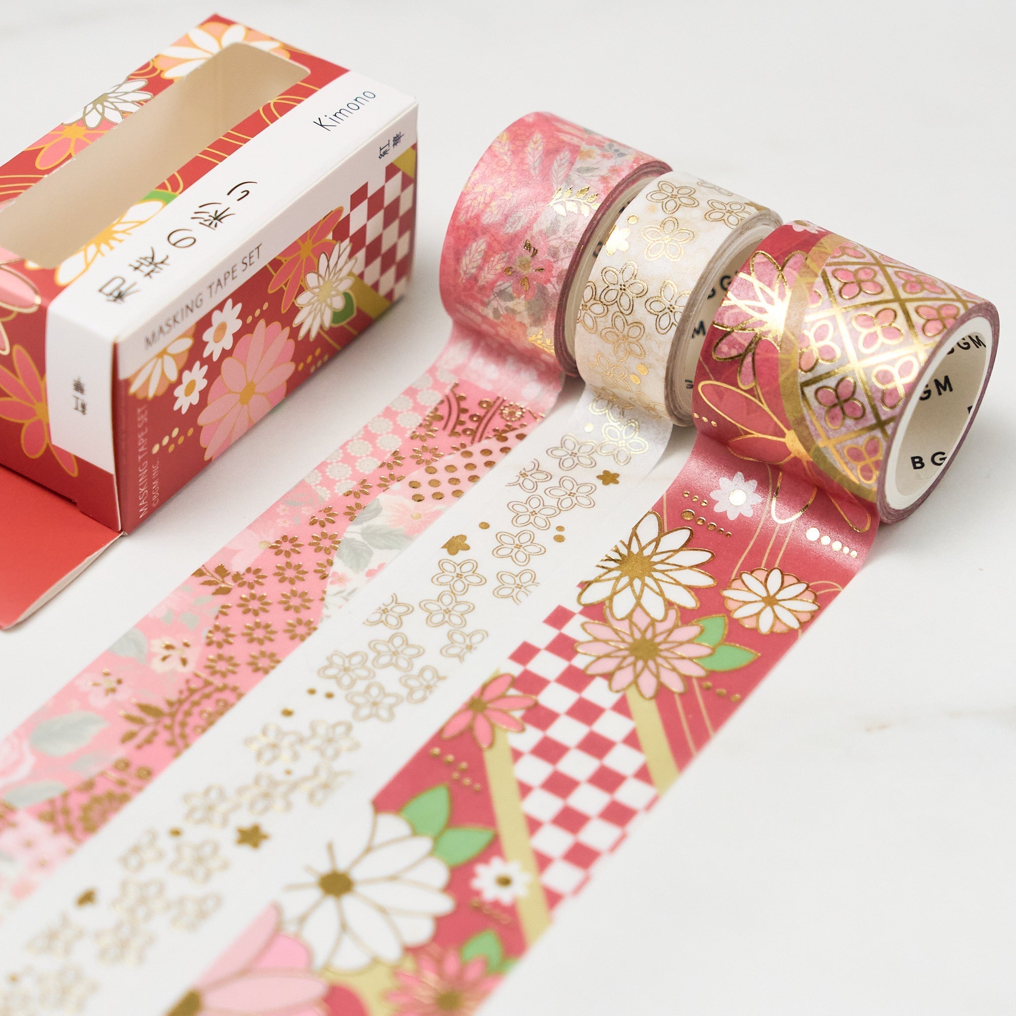 BGM Kimono Pattern Series Foil Masking Tape Set / BGM