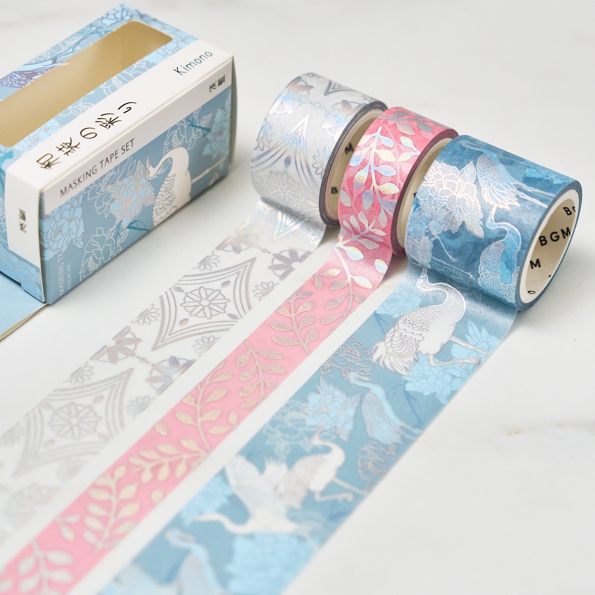 BGM Kimono Pattern Series Foil Masking Tape Set / BGM