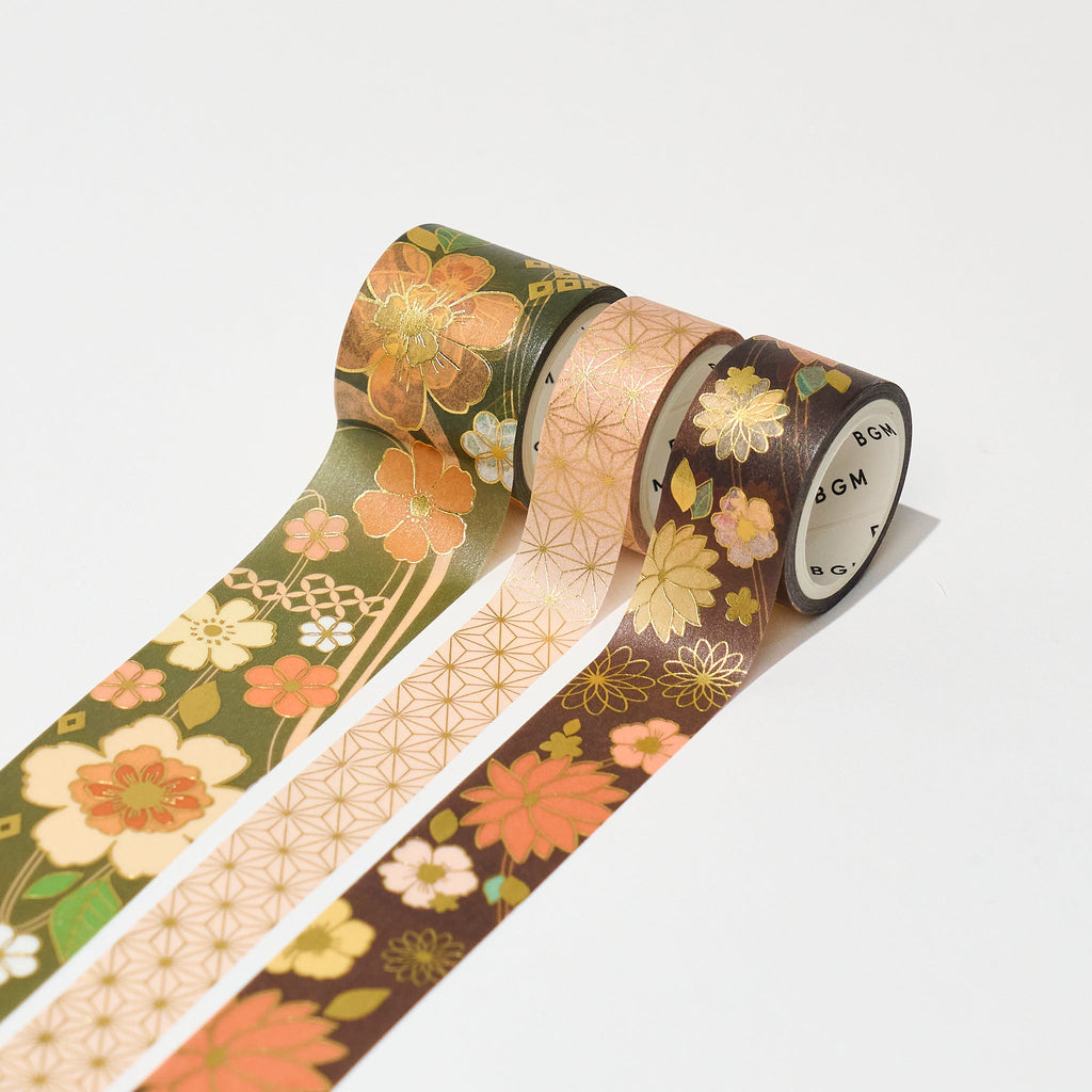 BGM Kimono Pattern Series Volume 2 Foil Masking Tape Set / BGM