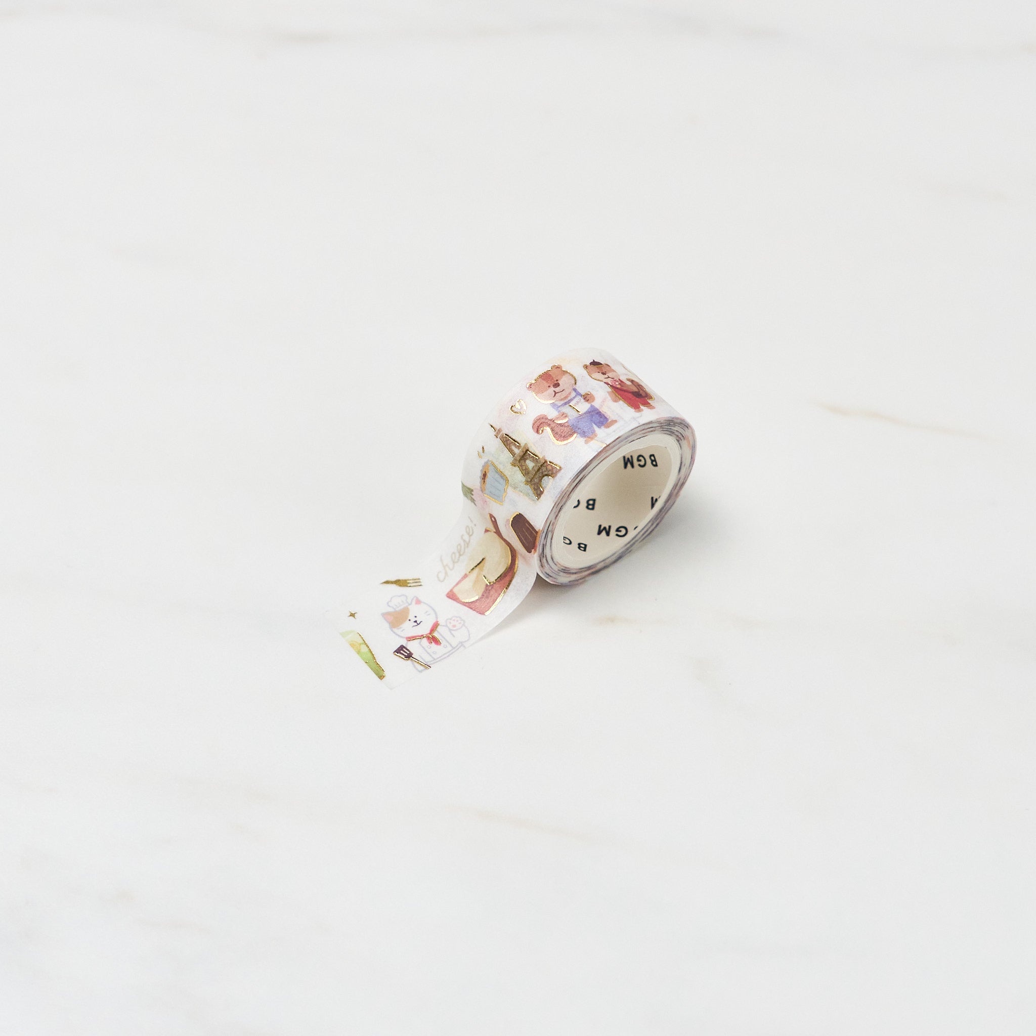 BGM World Cafe Travelogue Series Foil Masking Tape / BGM