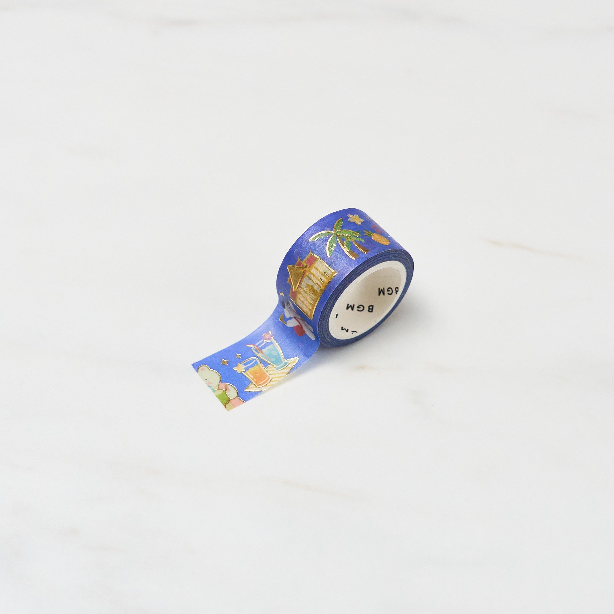 BGM World Cafe Travelogue Series Foil Masking Tape / BGM