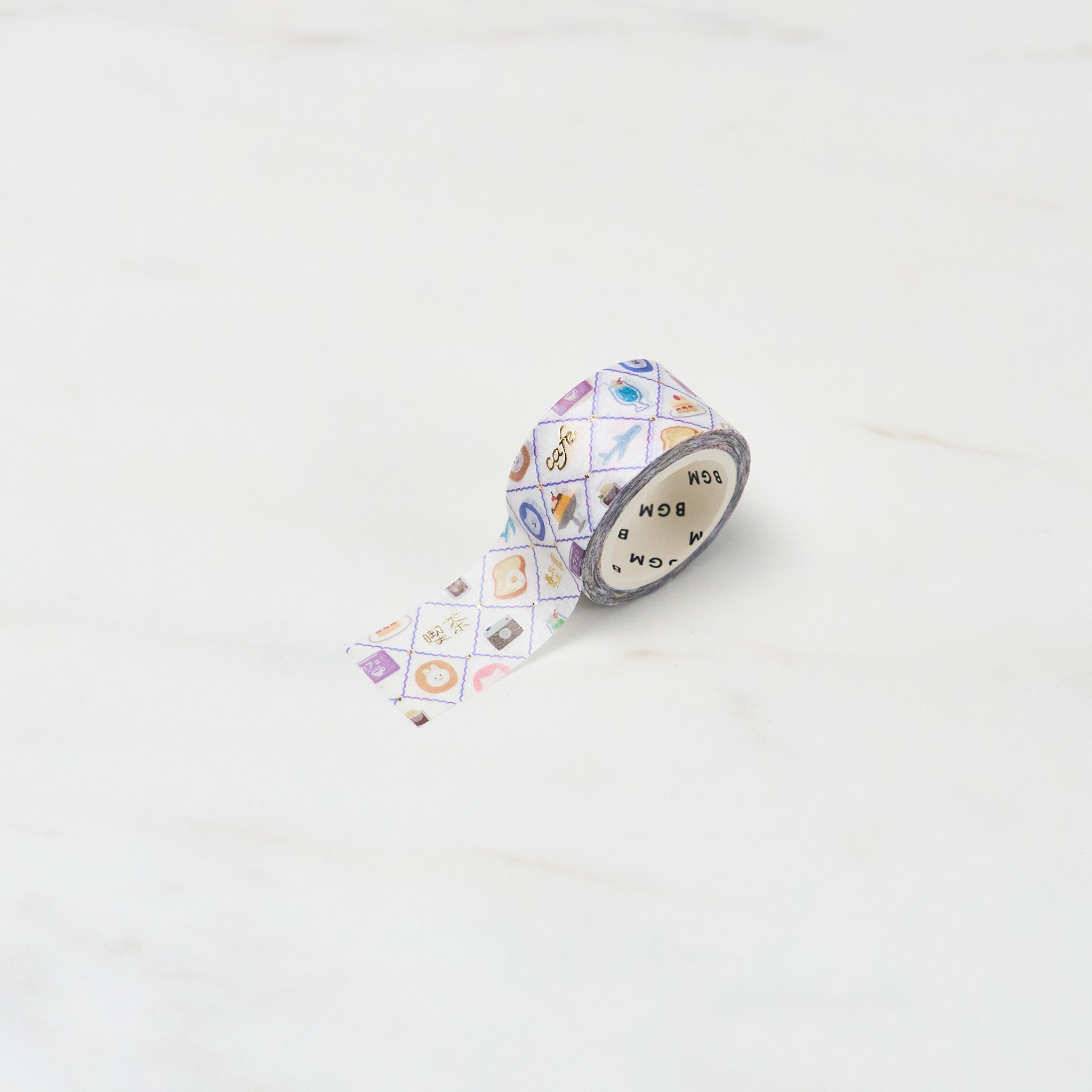 BGM World Cafe Travelogue Series Foil Masking Tape / BGM