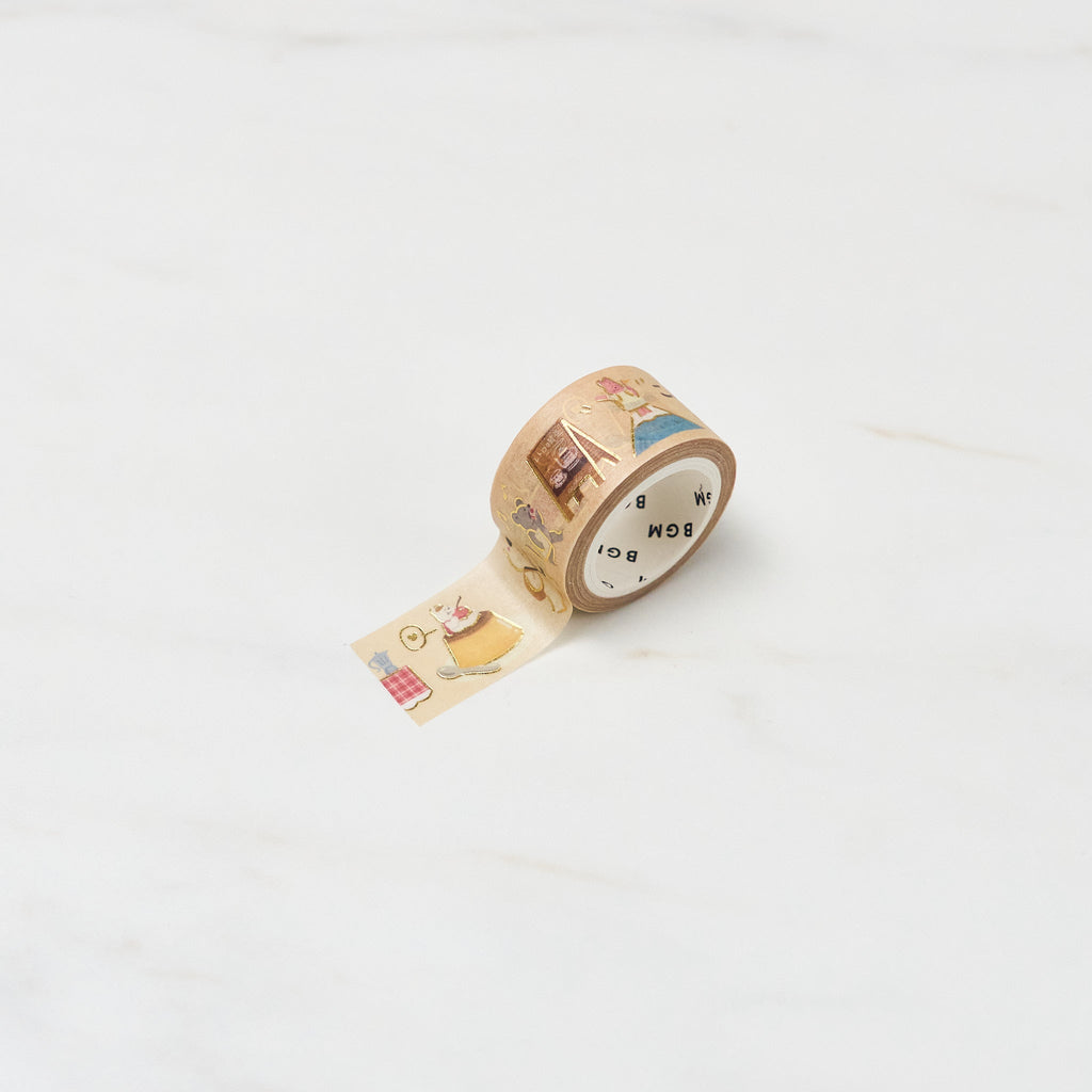 BGM World Cafe Travelogue Series Foil Masking Tape / BGM