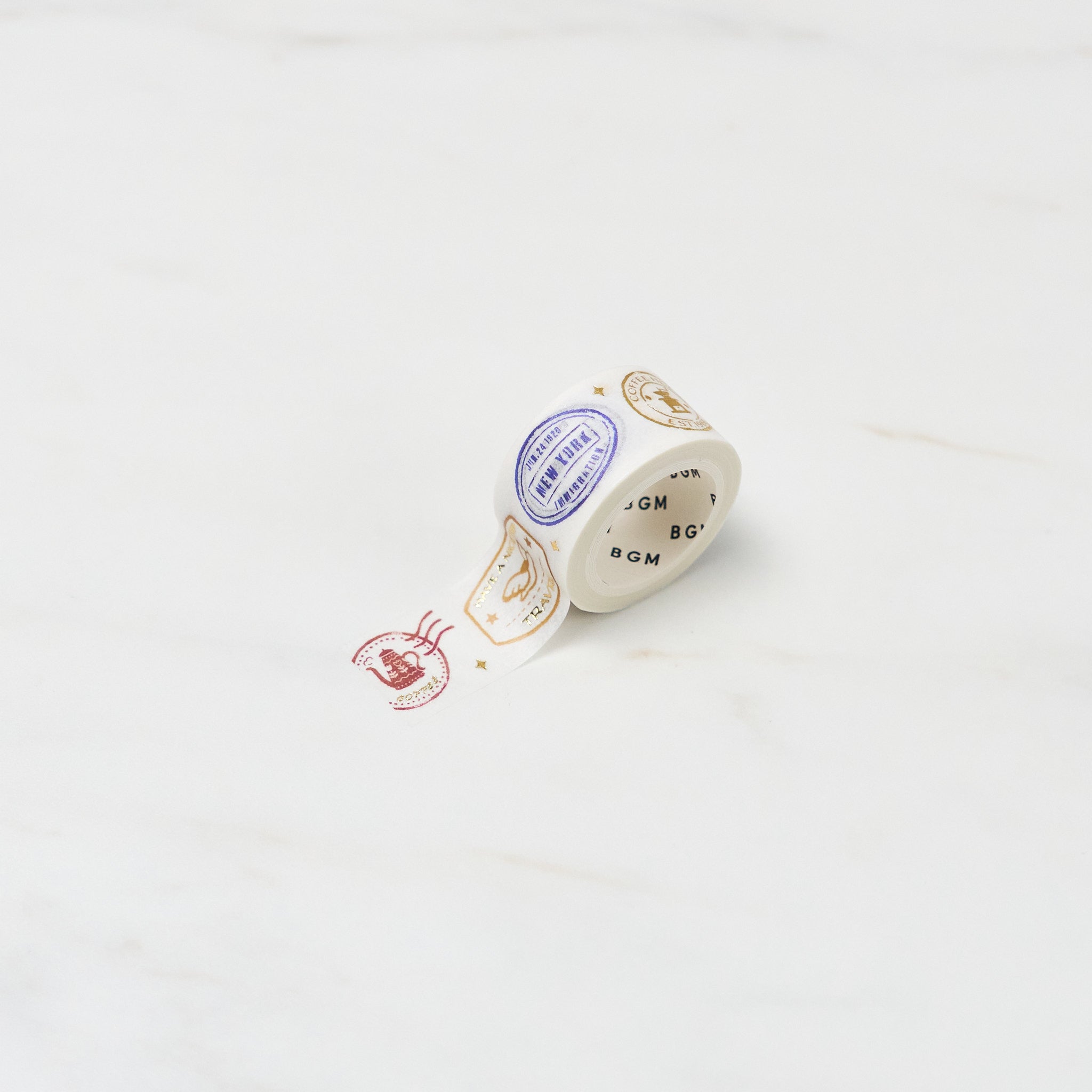 BGM World Cafe Travelogue Series Foil Masking Tape / BGM