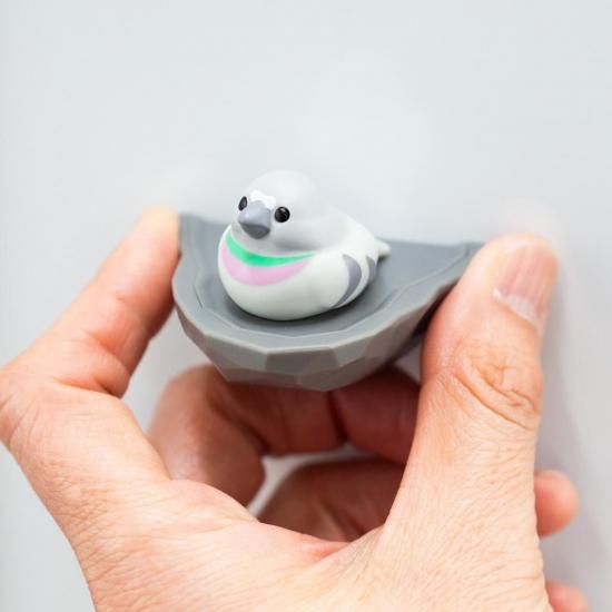 Bird Nest Magnetic Paper Clip Holder / biite