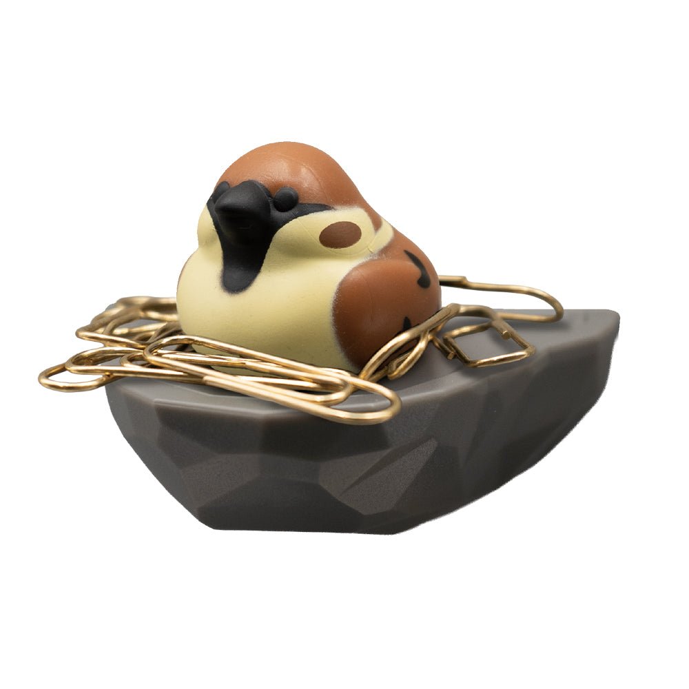 Bird Nest Magnetic Paper Clip Holder / biite