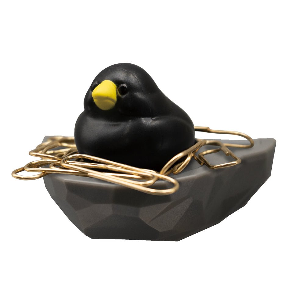 Bird Nest Magnetic Paper Clip Holder / biite