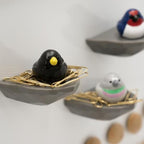 Bird Nest Magnetic Paper Clip Holder / biite