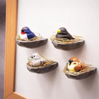 Bird Nest Magnetic Paper Clip Holder / biite