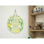 Birds and Seasonal Plants Die-Cut Wall Calendar 2026 / MIDORI