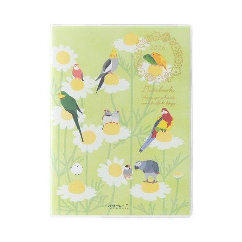 Birds and Seasonal Plants Pocket Diary 2026 / MIDORI
