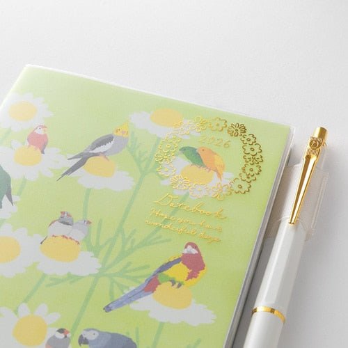 Birds and Seasonal Plants Pocket Diary 2026 / MIDORI