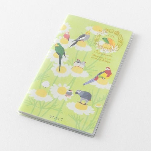 Birds and Seasonal Plants Pocket Diary 2026 / MIDORI