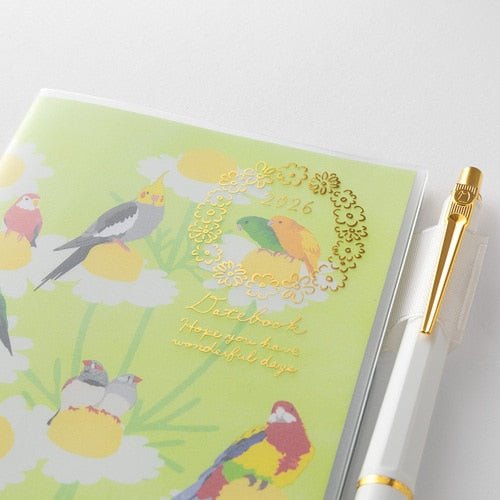 Birds and Seasonal Plants Pocket Diary 2026 / MIDORI