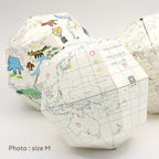 Blank Paper Globe Assembling Kit / Marumo Printing