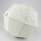 Blank Paper Globe Assembling Kit / Marumo Printing