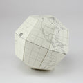 Blank Paper Globe Assembling Kit / Marumo Printing