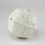 Blank Paper Globe Assembling Kit / Marumo Printing